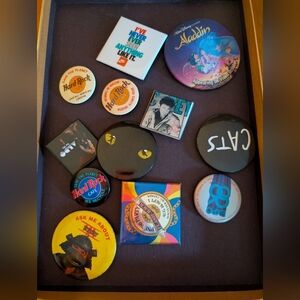 Hard Rock Cafe Button Collection - Multicolor Assortment